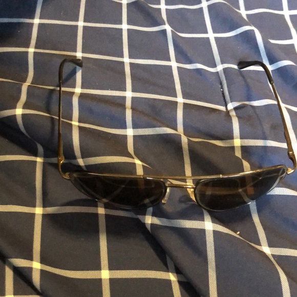 All black aviator sunglasses - Picture 2 of 4